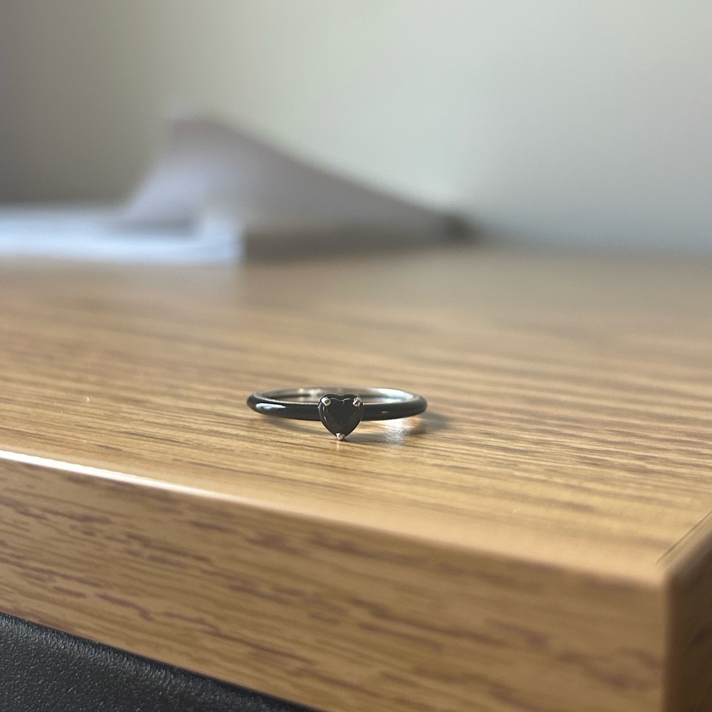 Black Heart Ring